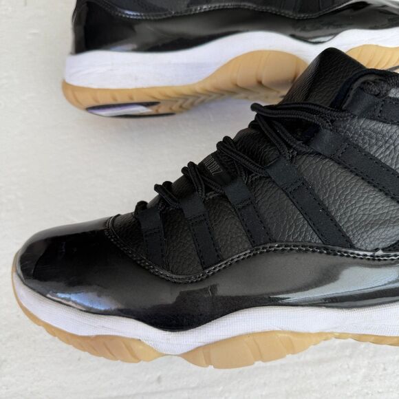 Size 11 Air Jordan 11 Retro 2008 Black Outsole Gum 136046-068 No Box - Picture 6 of 13